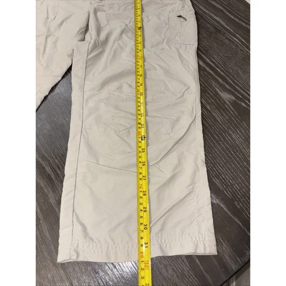 Colombia Chino Pants Size M22 Brown Omni Shade Lightweight - Picture 3 of 13